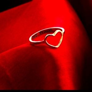 Gold Tone Love Heart Best Friend Ring multiple sizes